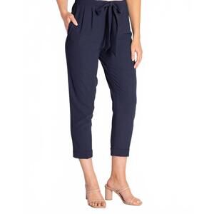 NEW CAMILYN BETH drew crepe pants in navy